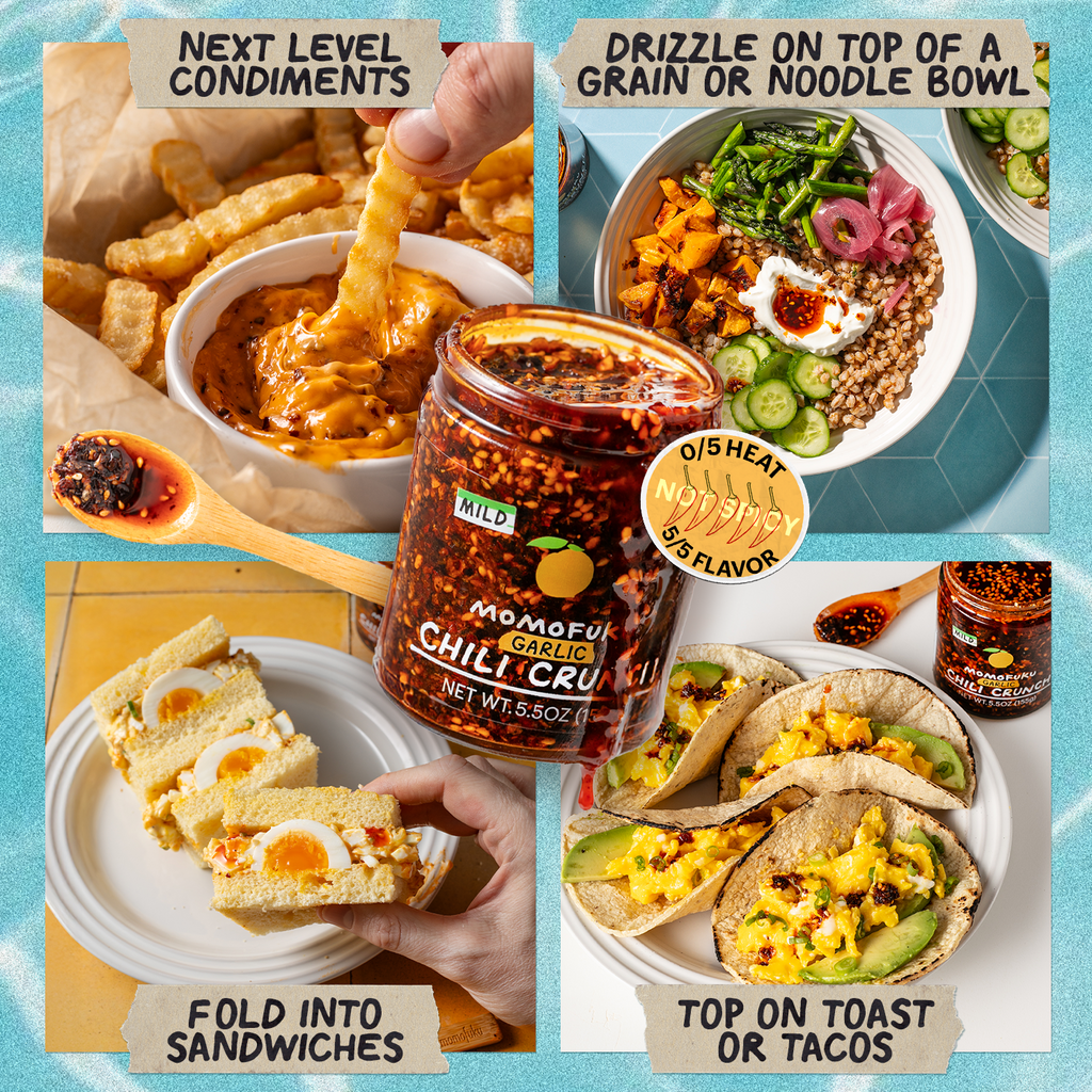 Mild Garlic Chili Crunch 4-Pack - Simple Edit