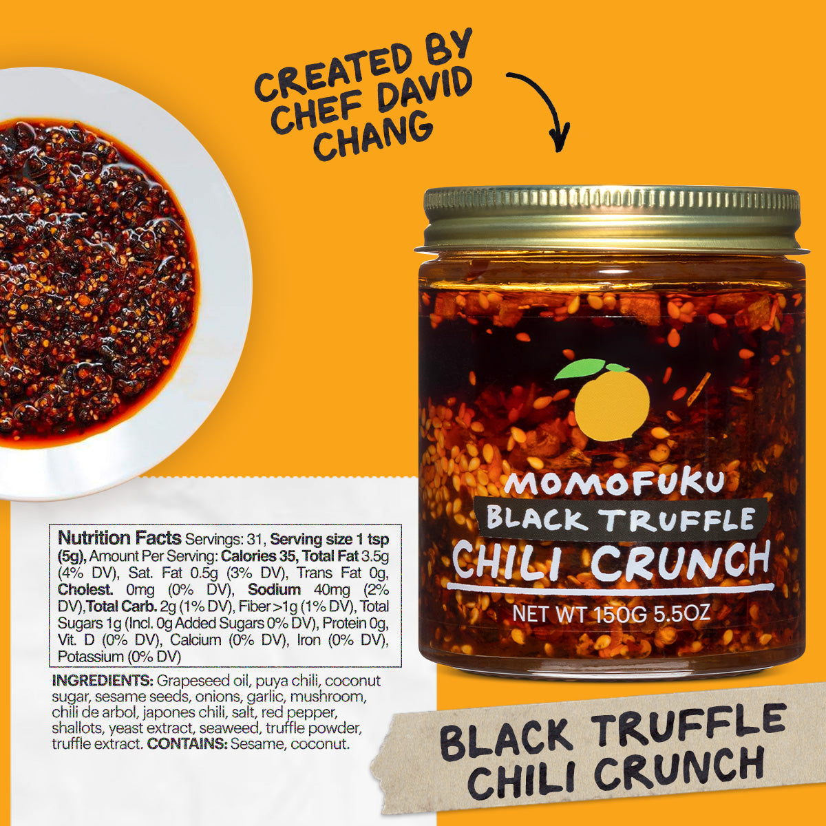 Black Truffle Chili Crunch - Classic Finish