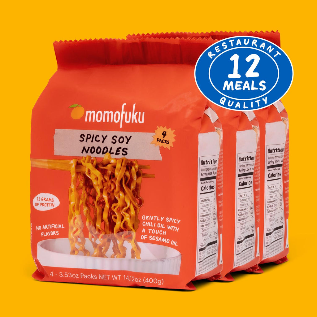 Spicy Soy Noodles | 12 Packs - Fresh Ready