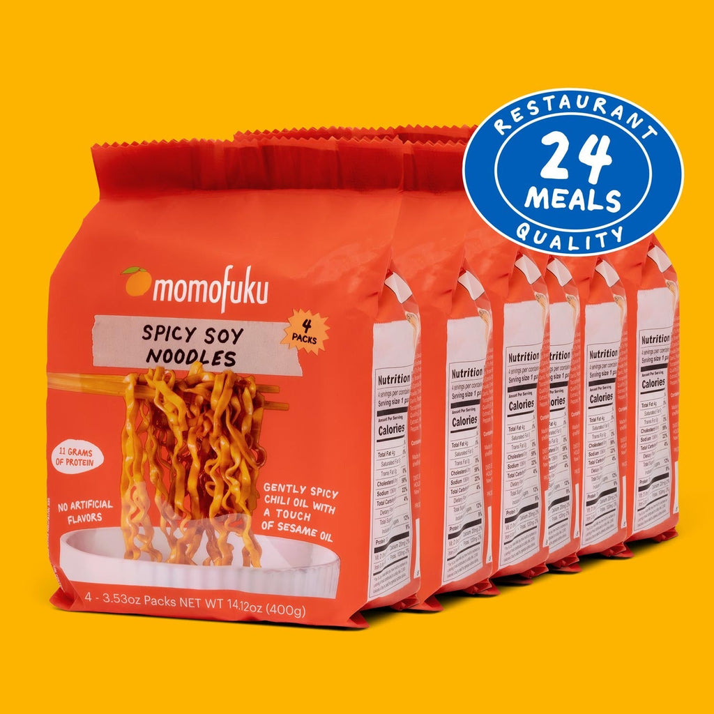 Spicy Soy Noodles | 24 Packs - Clean Style