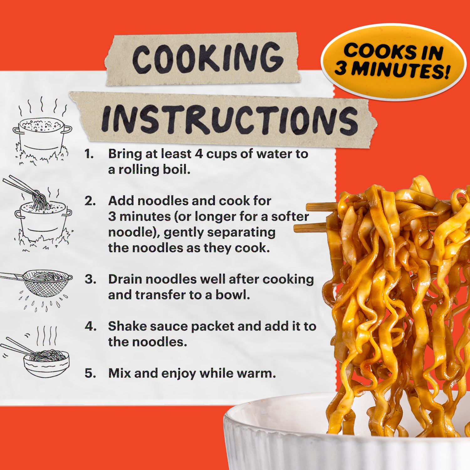 Spice Lover's Noodle Pack - Ready Routine