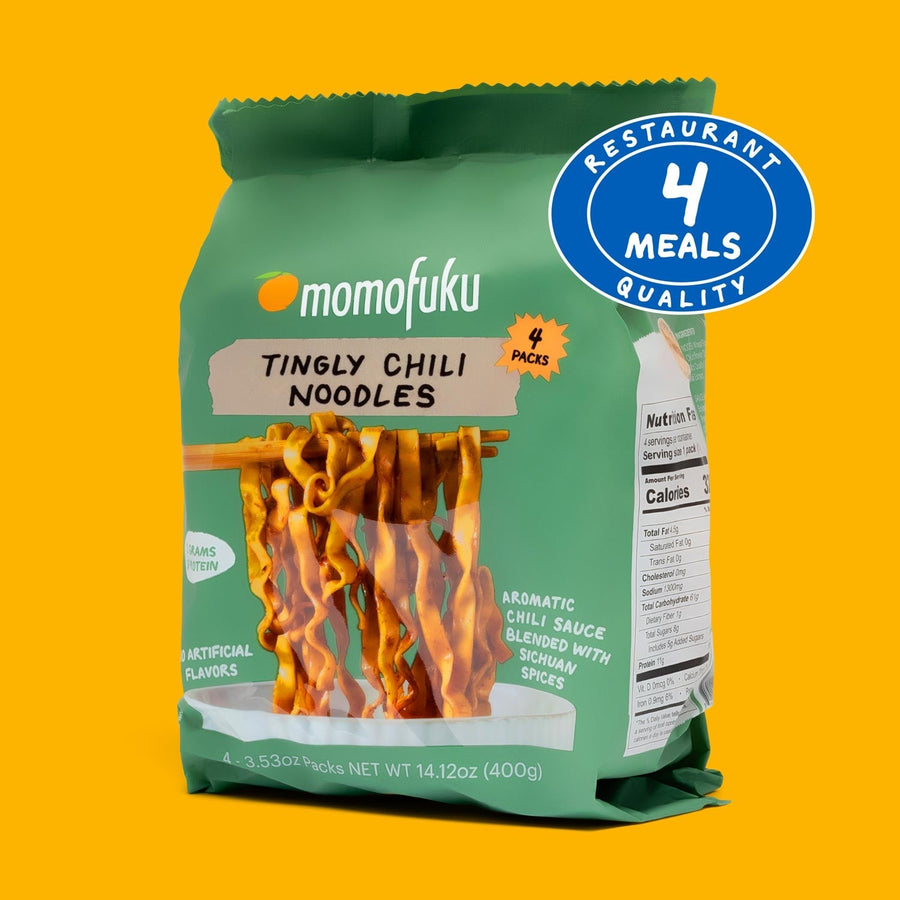 Tingly Chili Noodles | 4 Packs - Soft Pick