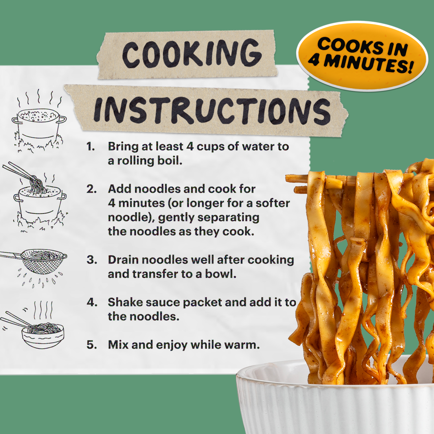 Spice Lover's Noodle Pack - Ready Routine